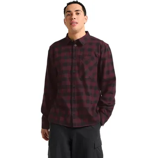 Jack Wolfskin Lite Flannel Langarmhemd Check Amaranth M