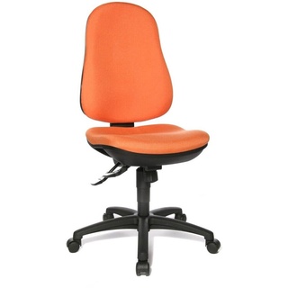 TOPSTAR Bürostuhl Support SY, 8550 G04 Stoff orange, Gestell schwarz