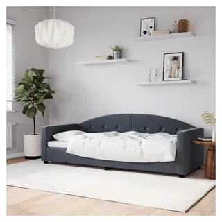 Tagesbett, Gästebett 2-in-1, Schlafsofa für Schlafzimmer und Wohnzimmer, Dunkelgrau, 80 x 200 cm, ohne Matratze - Dunkelgrau