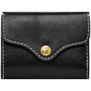 Fossil Heritage Trifold Geldbörse Damen Portemonnaie schwarz