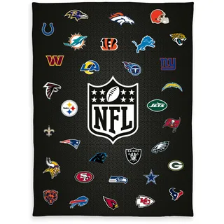 Herding NFL Kuscheldecke 150 x 200 cm Mehrfarbig