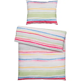 Esposa Bettwäsche , Multicolor , Textil , Abstraktes , 140x200 cm , pflegeleicht, atmungsaktiv, schadstoffgeprüft , Heimtextilien, Bettwäsche & Leintücher, Bettwäsche, Satin-Bettwäsche