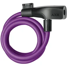 Bild AXA Resolute 8-120 Kabelschloss Schlüssel violett (59431204SC)