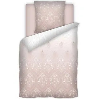 Rally Fashion Baumwoll Satin Bettwäsche Rose Laura, 135 x 200 cm + 80 x 80 cm Rose - Rosa