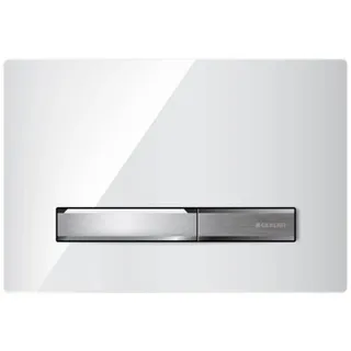 Geberit Sigma50 Betätigungsplatte verchromt/weiß