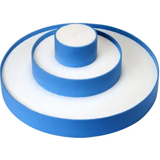 Mopec c33.03 Schmuckständer 3 Etagen Kuchen in Blau, Pack von 1 Einheit