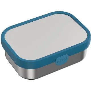Mepal "Edelstahl-Brotdose mit Gabel Campus 18 x 13 cm", blau