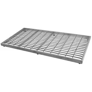 Home>it Doorstep grid rectangular - galvanised