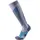 Ski ALL Socke light grey melange/azure 35-38