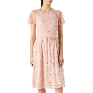 ESPRIT Damen 022EO1E316 Kleid, 685/NUDE, L