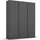 Drehtürenschrank StyleUp 136 x 197 x 54 cm Grau
