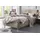 Polsterbett "Elba", beige (dunkelbeige), B:110cm L:210cm, Bezug Bett: Microfaser (100% Polyester) oder Strukturstoff (77% Polyester, 23% Viskose);Bonnell-Federkernmatratze: 51% Polypropylen, 39% Polyester und 10% Baumwolle;Kaltschaummatratze: 100%