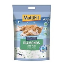 MultiFit Diamonds Aloe Vera Silikatstreu 15 l