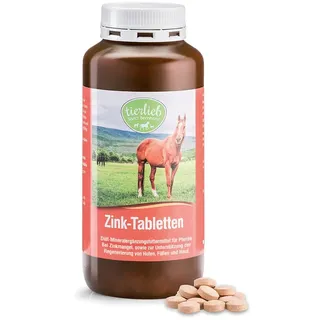 Kräuterhaus Sanct Bernhard tierlieb Zink-Tabletten für Pferde, - 428 g