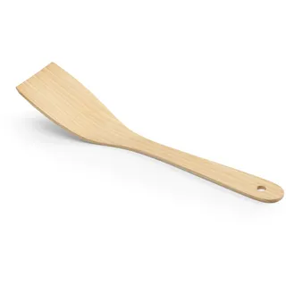 HENDI Gebogener Holzspatel Pfannenwender 320 x 70 mm Braun