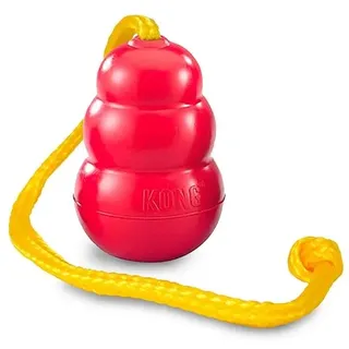 KONG Hundespielzeug Classic mit Seil 56cm Länge