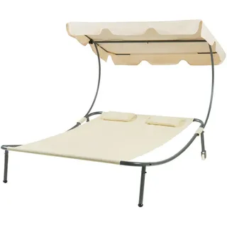 casa.pro Avigliano Doppelliege 200 x 134 x 146 cm Beige