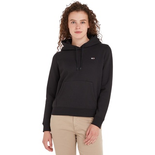 Tommy Jeans Damen Hoodie TJW Regular mit Kapuze, Schwarz (Black), XXS