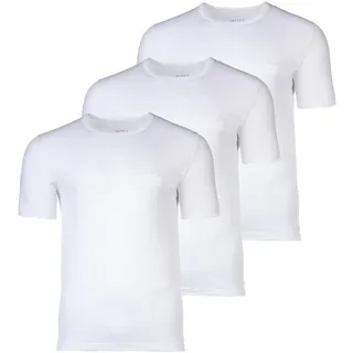 Boss T-Shirt Rundhals weiß M