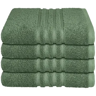 SCHIESSER Milano Handtuchset 4-tlg. grün