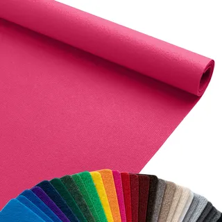 Primaflor Rips Messeteppich Dublin | 100x100 cm | Pink | Meterware | Gerippte Polypropylen-Meterware für Messe, Event und Hochzeit; Bfl-s1, 3 mm hoch, zuschneidbar