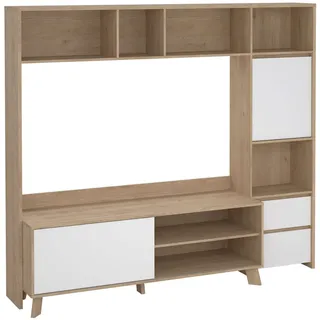 INOSIGN Wohnwand »Next, TV-Wand, TV-Möbel, Wohnwand, Sideboard«, weiß