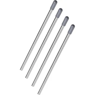 Spülmaschinen Stab Einsatz, 4 Stück, 28 cm Länge, Edelstahl Halterung passend für die meisten Spülmaschinen, Weinglas, Bierglas, Soda Glas, Flaschenständer für Geschirrkorb, Flaschenhalter Geschirr