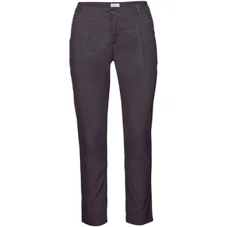 Chinohose SHEEGO, Damen, Gr. 108, Langgrößen, grau (dunkelgrau), 97% Baumwolle, 3% Elasthan, unifarben, Hosen Chinohose