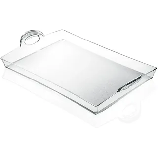 Guzzini - Happy Hour, Rechteckiges Tablett - Transparent, 54 x 33,5 x h8,7 cm - 21280000