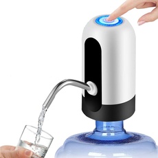 Wasserflaschen Pumpe, 5 Gallonen USB-Lade Automatische Trinkwasserpumpe, 2-5 Gallonen Universal Krüge Tragbarer elektrischer Wasserflaschenspender für Home Kitchen Office Camping