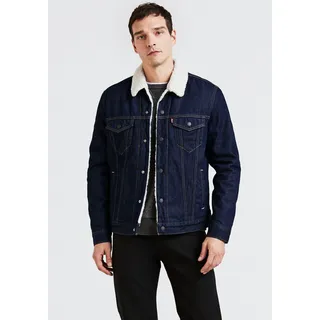 Levi's® Kurzjacke »SHERPA«, mit Sherpa Fütterung, blau