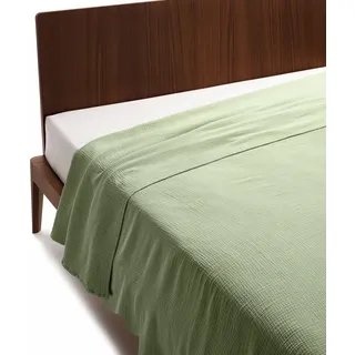 GUZZINI Classic- Tagesdecke 220x260 100% ÖkoTex-zertifizierte Baumwoll-Tagesdecke, Leichte, Weiche Bettdecke, Atmungsaktive Gewichtsdecke Bietet Hohen Komfort zu Jeder Jahreszeit, Bettwäsche Baumwolle