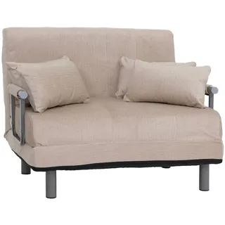 Mendler Schlafsessel HWC-K29, Klappsessel Schlafsofa Gästebett, Liegefläche 190x100cm, Stoff Chenille (370g/