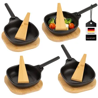 bremermann Grillpfanne onesize Bambus schwarz