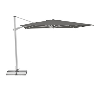 Suncomfort by Glatz Sonnenschirm Varioflex, stone grey, 330 x 270 cm rechteckig, Gestell Aluminium, Bespannung Polyester, 32.6 kg