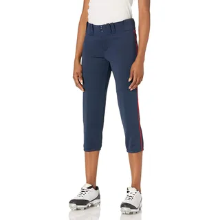 Mizuno Damen Gürtel Select Paspel Hose, Damen, 350314.5110.06.L, Marineblau/rot, Large