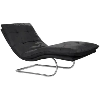 W.Schillig Relaxliege daily dreams Polyester 75 x 91 x 170 cm grau mit Kissen