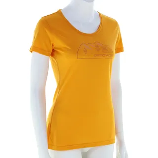 Ortovox 150 Cool Vintage Badge T-Shirt (Größe L, orange)