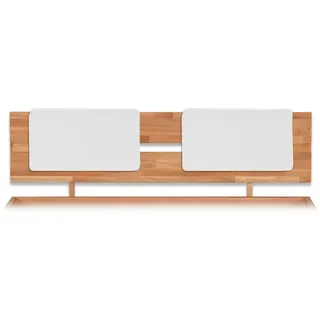 Betten-ABC Bubema Polster-Steckkissen - für Bettkopfteil im 2er-Set in verschiedenen Farben - Weiß