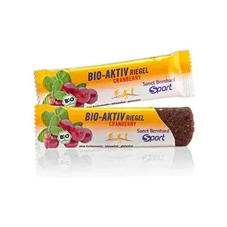 Sanct Bernhard Sport Bio-Aktiv-Riegel Cranberry 40 g - 40 g