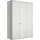 Drehtürenschrank Göteborg 148 x 216 x 58 cm Weiß