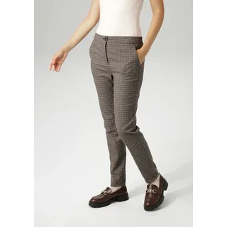 Aniston CASUAL Webhose figurumspielend kariert Grau 48