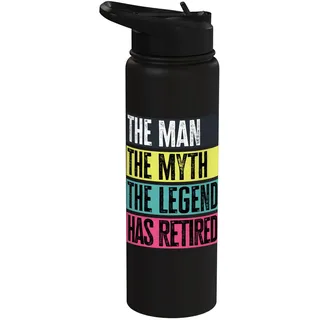 Der Mythos „Lustiger Mann im Retro-Look“ ist im Ruhestand Stainless Steel Insulated Water Bottle