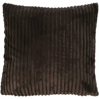 Gözze Cord-Optik Dekokissen 50 x 50 cm Braun