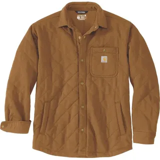 CARHARTT Quilted Snap Hemd/Textiljacke - Braun - M