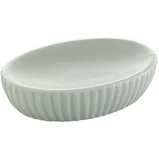 Gedy Marika Seifenschale, Keramik, Grün, 8,3 x 12 x 3