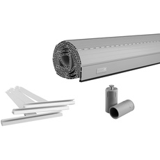 Bild Rollladenpanzer Maxi für 60 mm Stahlrohrwellen, Breite kürzbar, inkl. Rolladen Aufhängefeder, Alu-Endleiste, Rolladenstopper