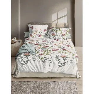 Bettwäsche IRISETTE "Easy 8547", rot, B/L: 135cm x 200cm, 1 Stk., 1 Stk., Seersucker, B/L: 80cm x 80cm, 2, Seersucker, Obermaterial: 100% Baumwolle, Bettwäsche, Bettwäsche, kühlend und atmungsaktiv, pflegeleicht und bügelfrei