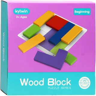IQ Puzzle Holz Lernspiel für Kinder ab 4 Jahren