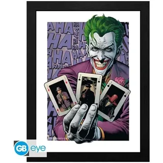 ABYstyle - DC COMICS Framed print The Joker Haha Cards - Bild